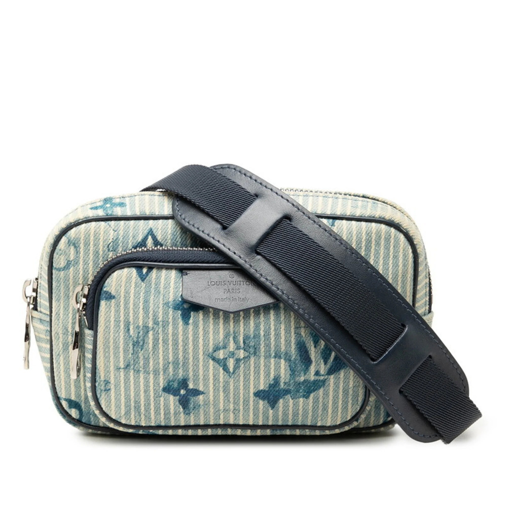 Louis Vuitton Monogram Watercolor Outdoor Pochette Crossbody Shoulder Bag M80...